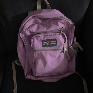 Purple Jansport backpack